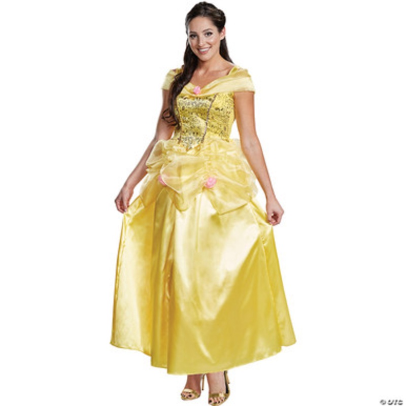 Beauty and the Beast Belle Costume – Adult Deluxe  Small