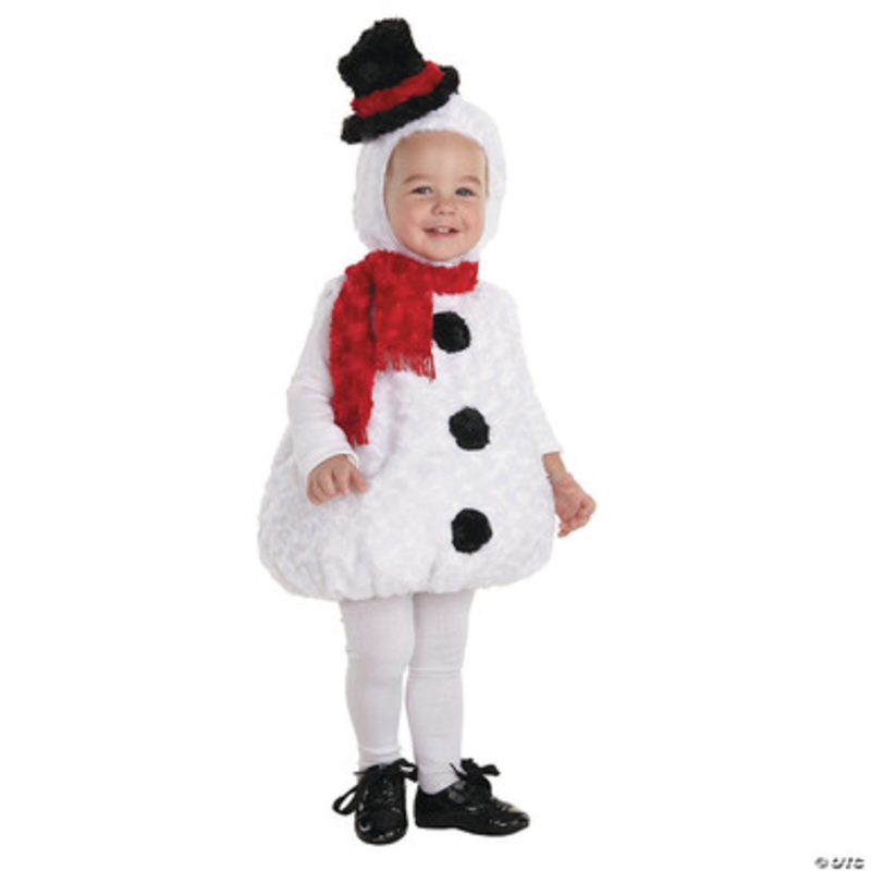 Snowman Toddler Child Costume  18-24 Months
